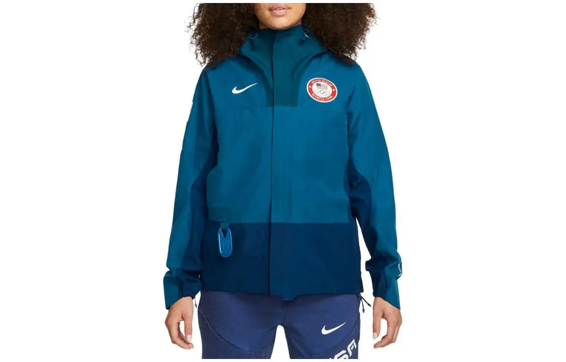 Nike Acg Storm Fit Adv 'Chain Of Craters' Jackets & Coats Women's Blue