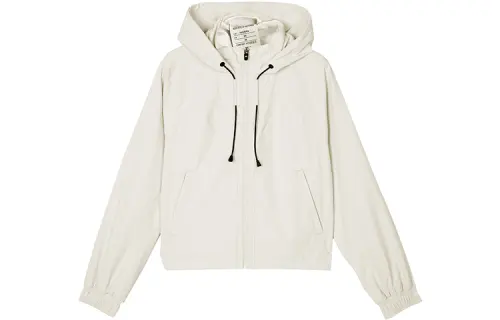 Skechers Colorful Jackets Women's Marshmallow White/0074 Hooded Moderate Other
