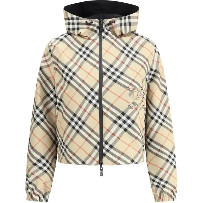 Burberry Vintage Checked Reversible Hooded Jacket