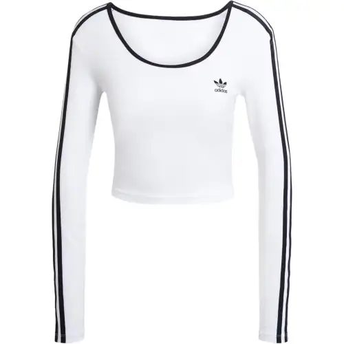 Adidas Originals cropped 3-stripes T-shirt