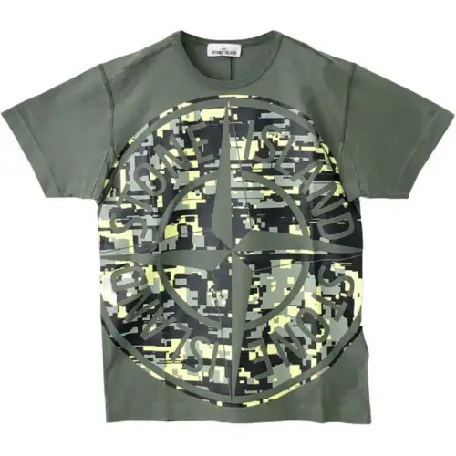 STONE ISLAND T Shirt Men's Green