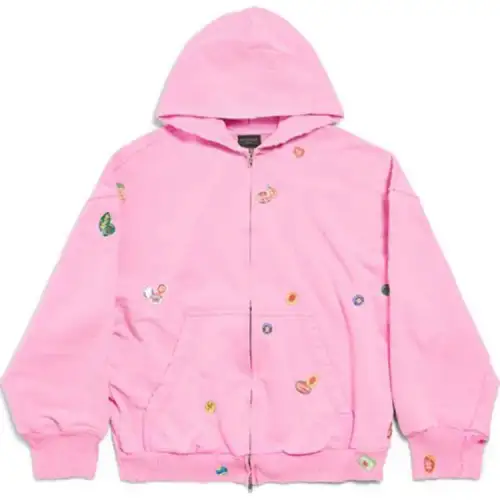 Balenciaga Fruity Zip-Up Hoodie