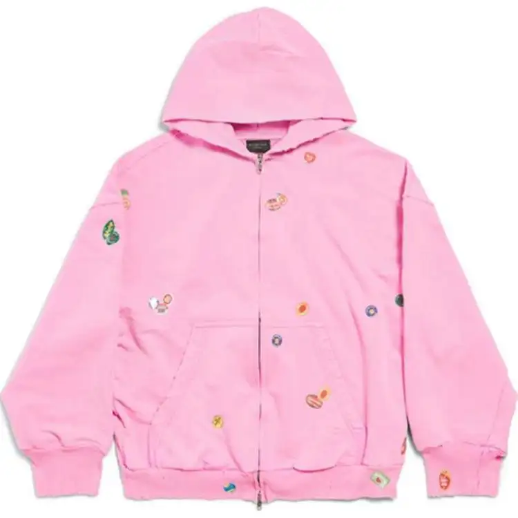 Balenciaga Fruity Zip-Up Hoodie