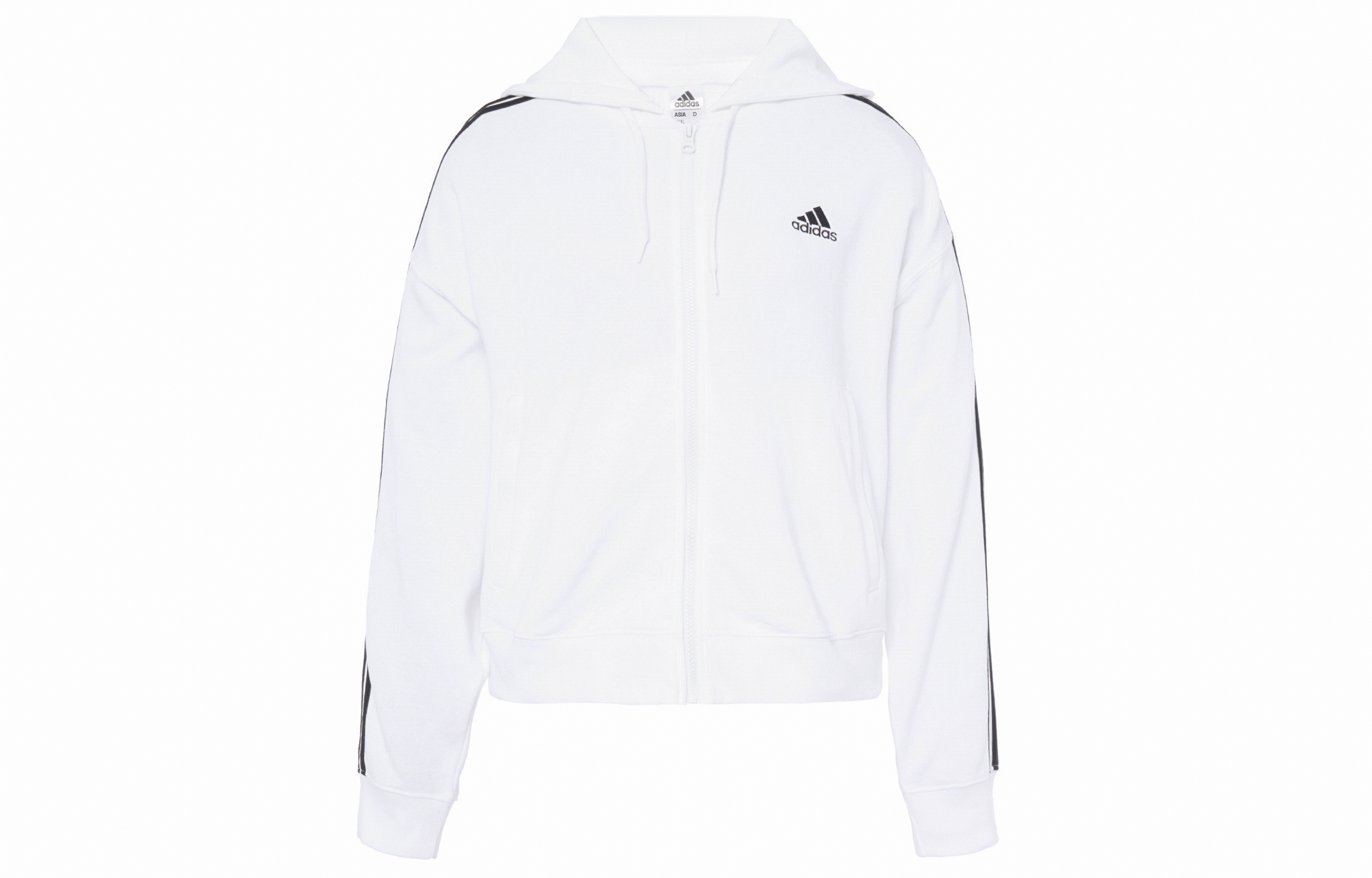 Женская куртка adidas Три полоски (белая)