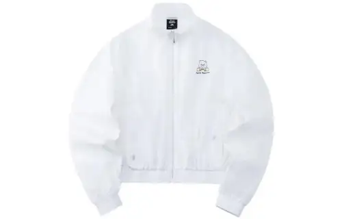 ANTA X CAREBEARS Life Collection Jackets Women's Snowflake White Stand Collar Moderate Other