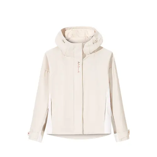 Anta Variety Training Collection Multicolor Zippers Hooded Comfortable And Breathable Versatile Fleece Lined Thermal