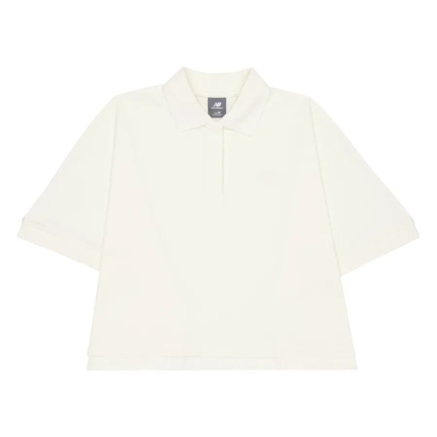 New Balance Polo Shirt Women's Ivory White