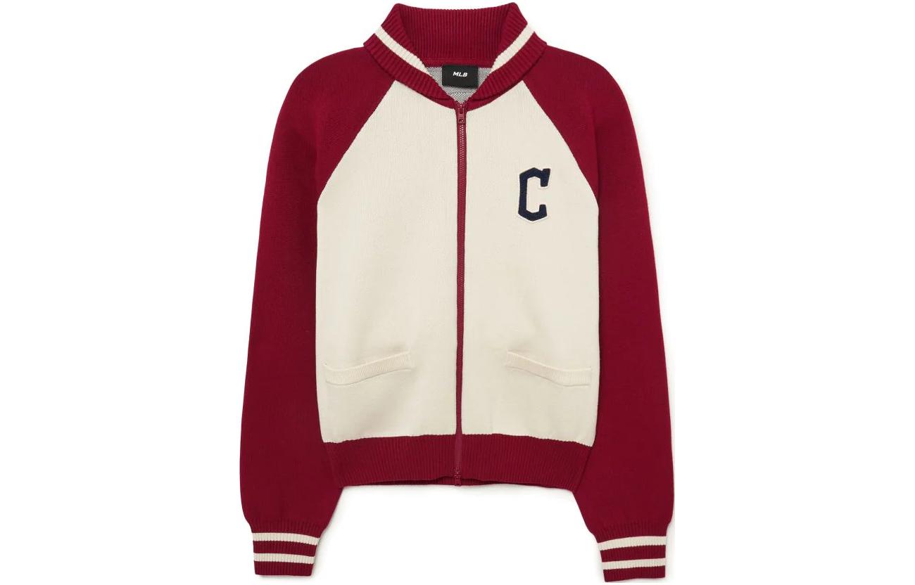 Женская кофта MLB Varsity Cardigan (разноцветная)