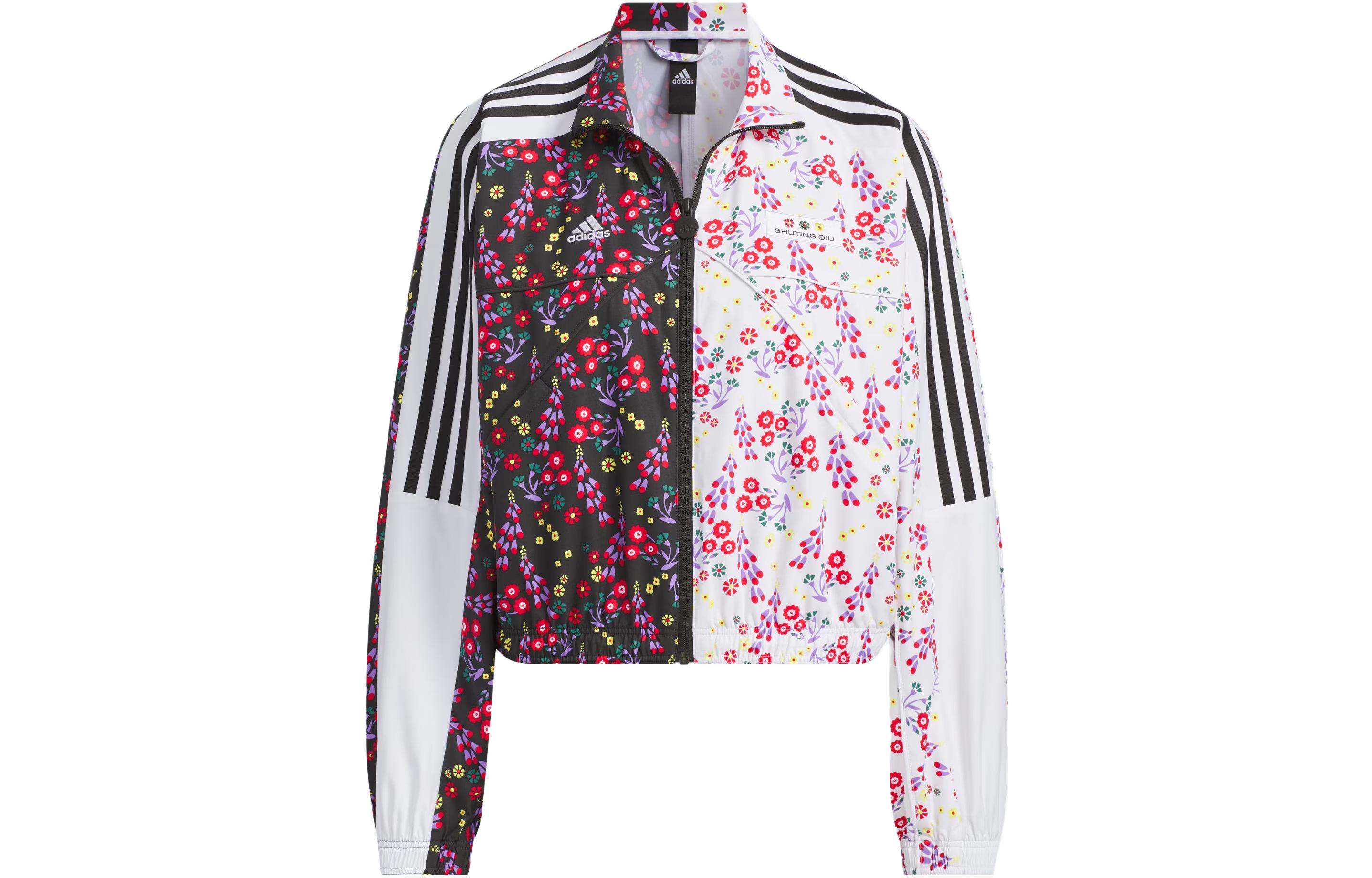 Женская куртка adidas x Shuting Qiu Woven Jacket (черно-белая)