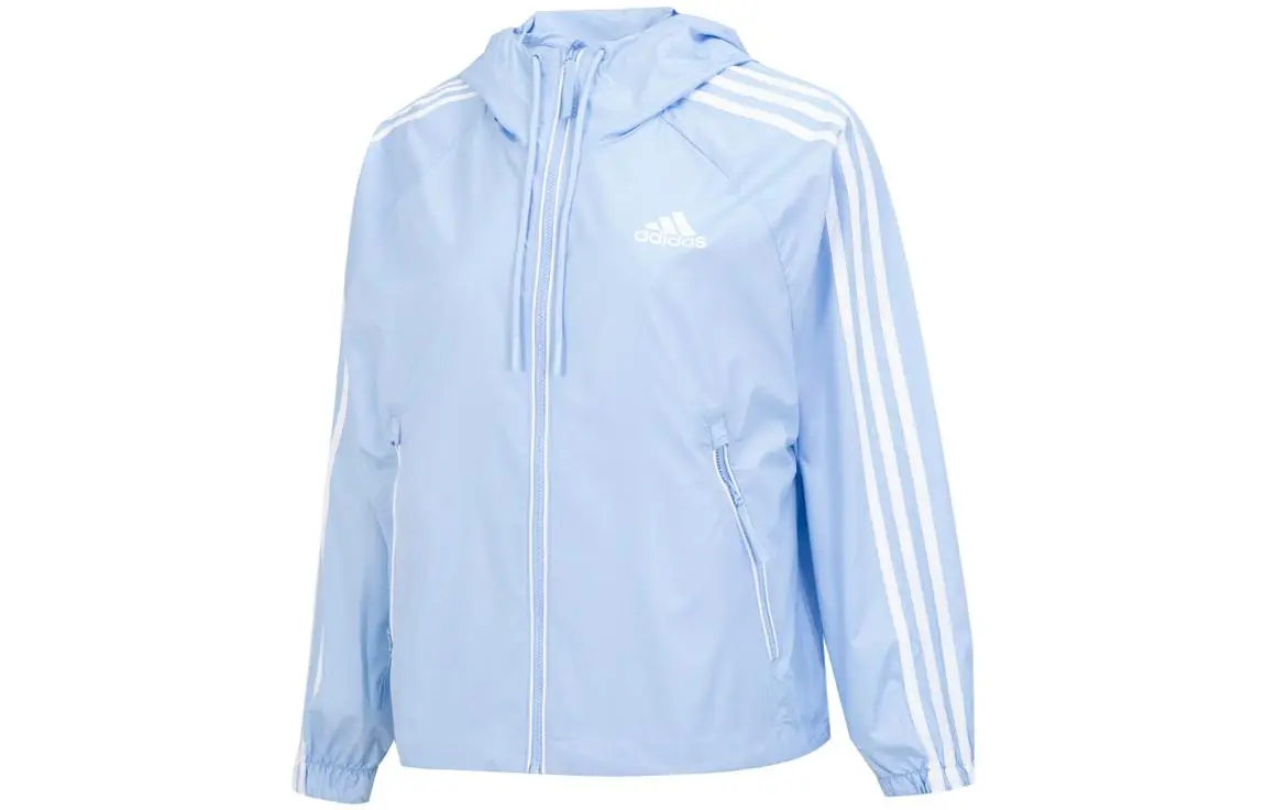 Adidas Jackets Women's Blue Hooded Moderate Other
