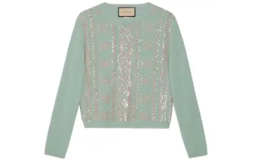 GUCCI SS24 Knitwear Women's Cyan