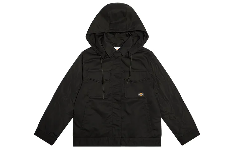 Dickies Jackets Women's Black Hooded Moderate Other