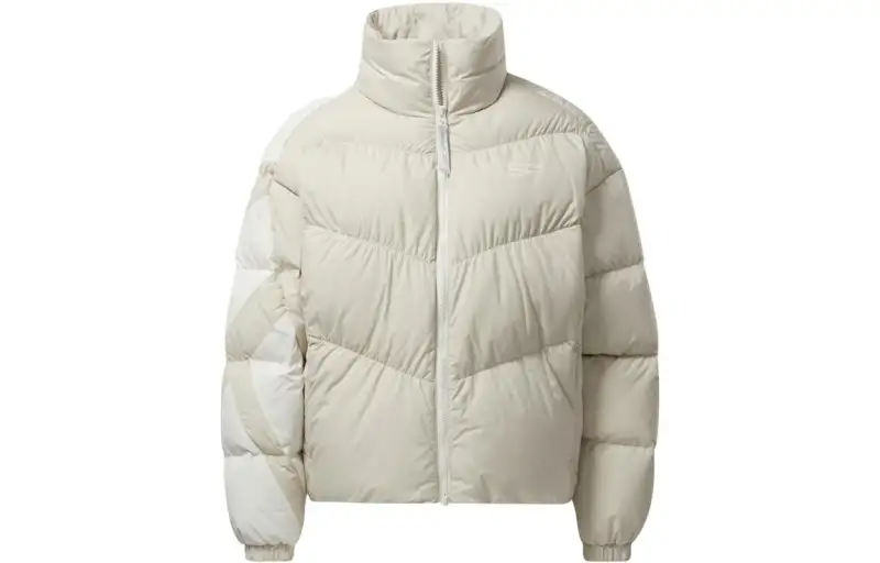 Reebok Down Jackets Women's White Stand Collar Moderate Other