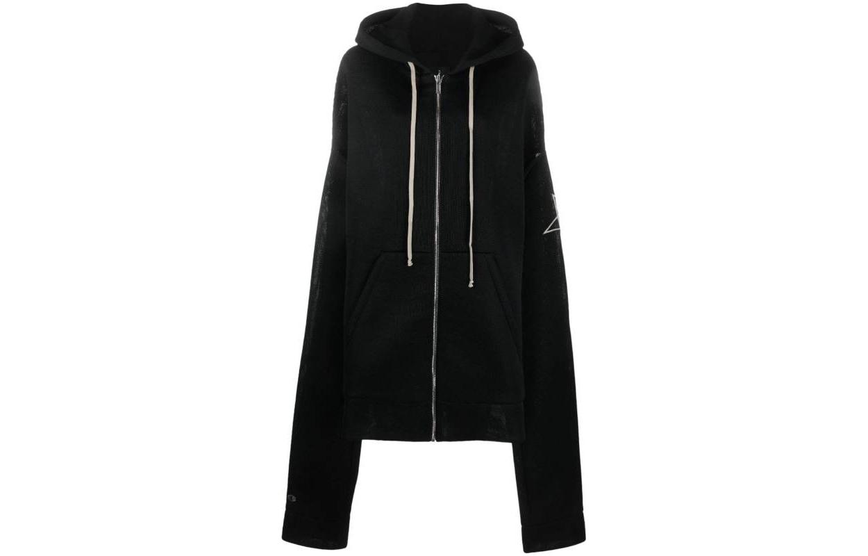 RICK OWENS Oversized Zip-up Hoodie