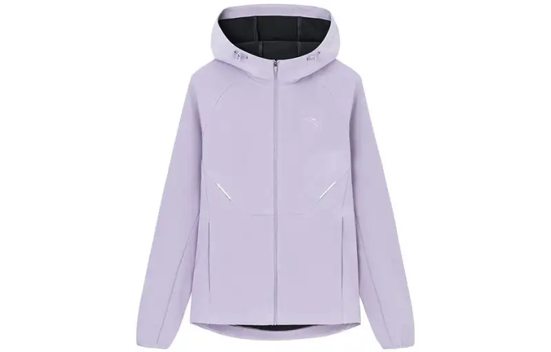 ANTA Running Collection Jackets Women's Orchid Purple Hooded Moderate Other