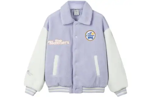 Skechers Sports Life Collection Jackets Women's Photinia Purple/00FW Lapel Thickened Other