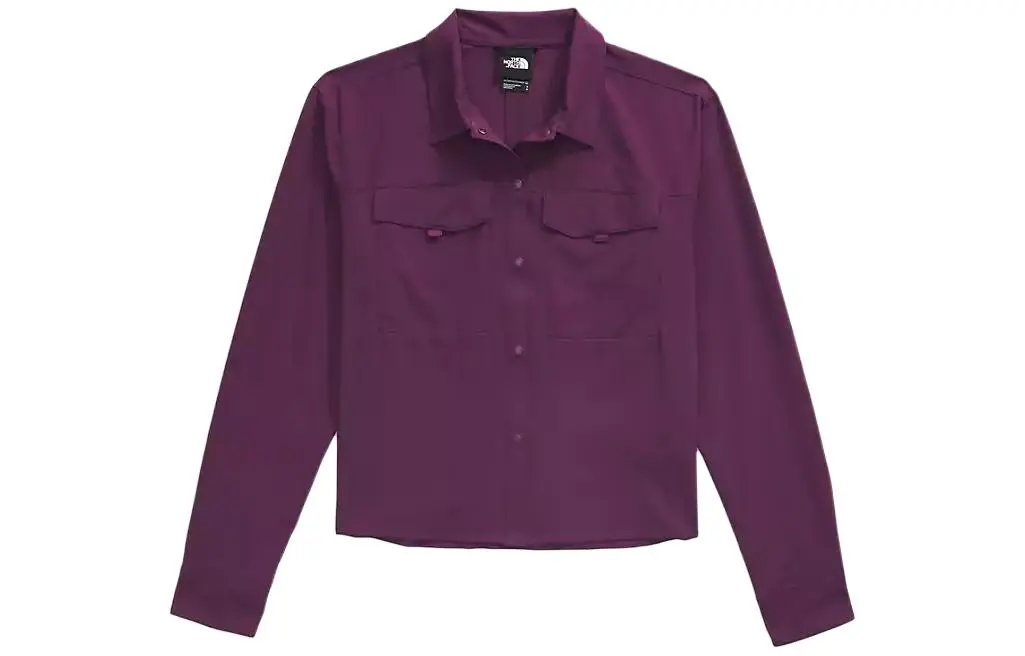 THE NORTH FACE Shirt Women's Black Curry Purple
