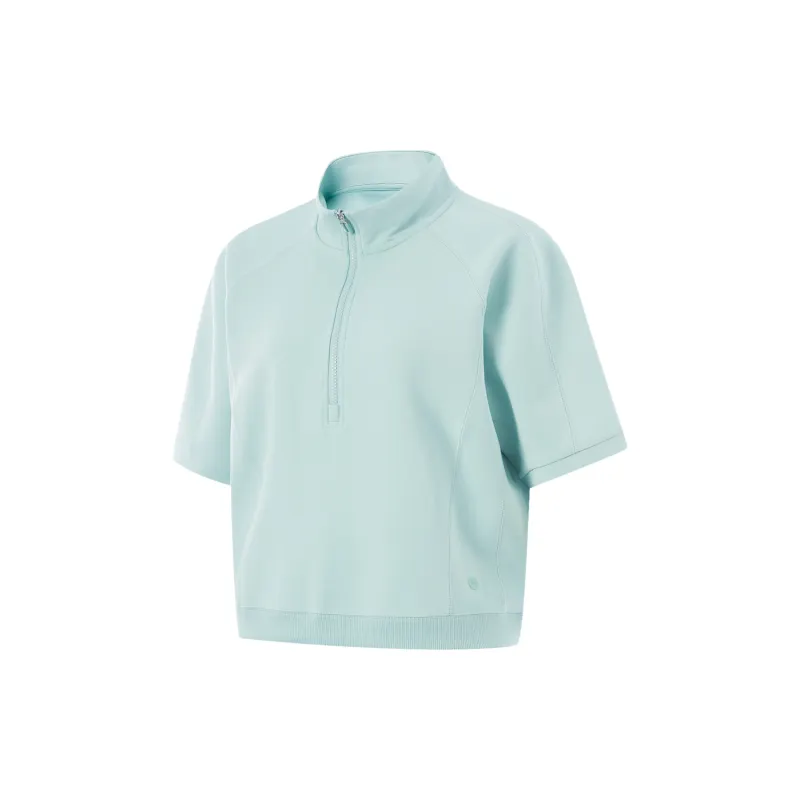 Li Ning Fitness Series Polo Shirt Women's Light Blue