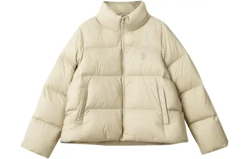 Skechers Down Jacket Women's Beige Brown