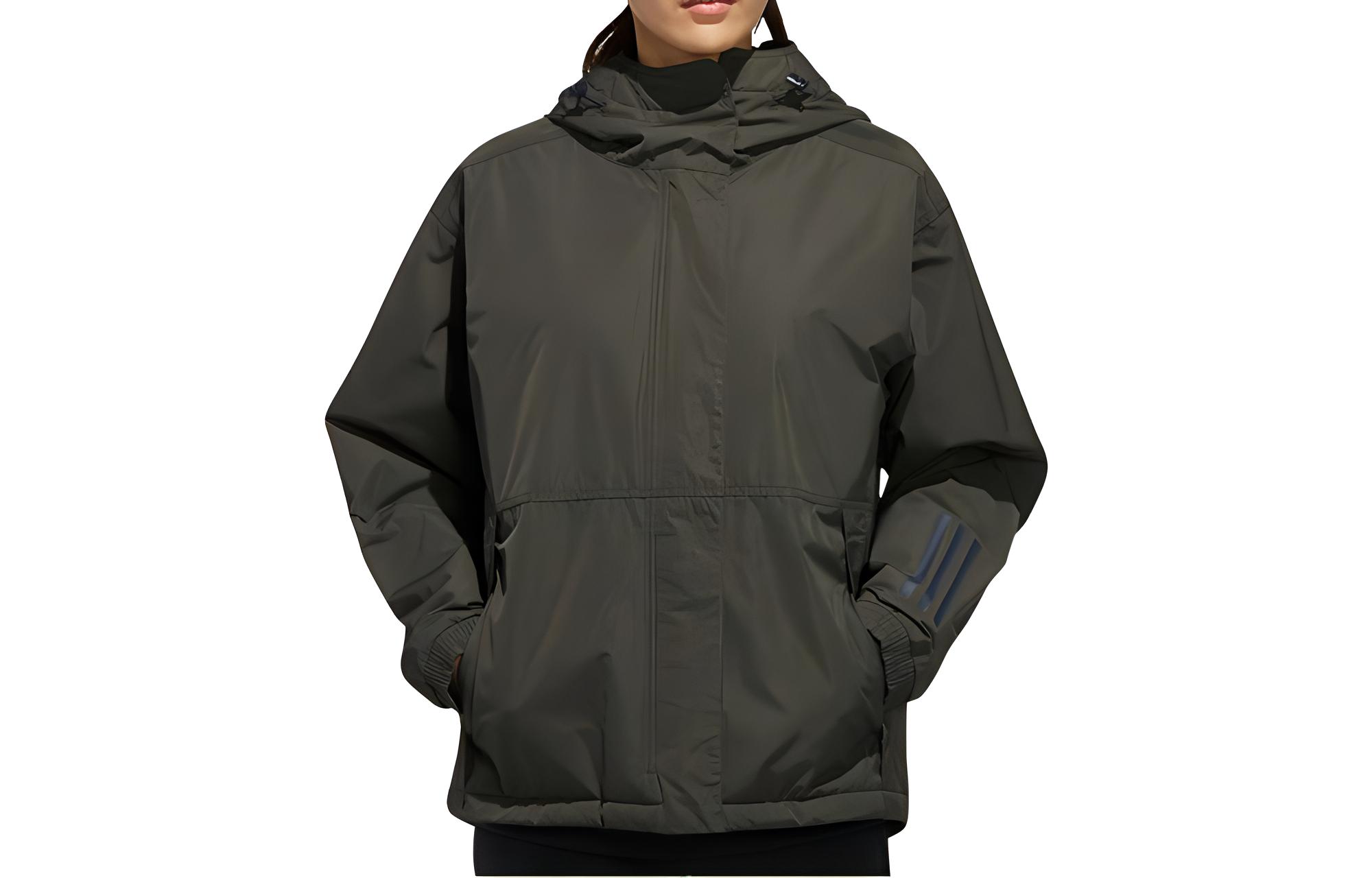 Adidas Cny Jkt Spring Festival Collection Jackets Women's Black Hooded Moderate Other