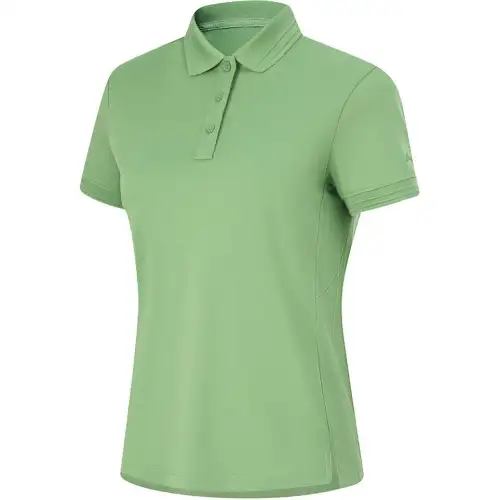Li Ning Fitness Series Polo Shirt Women's Stone Moss Green