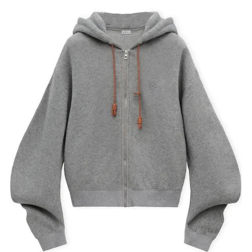 Loewe hooded zip-up sweatshirt