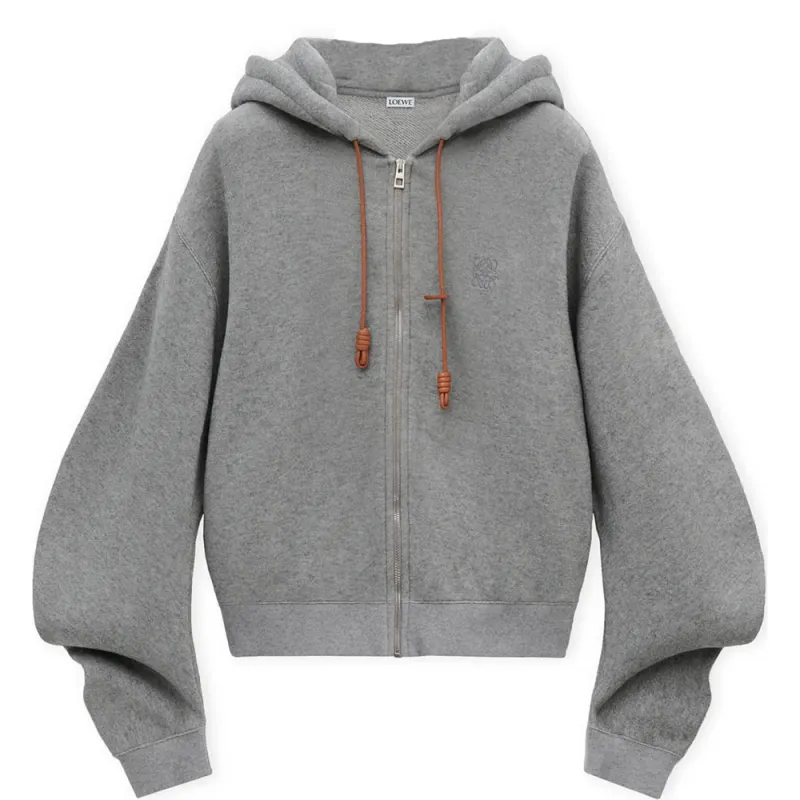 Loewe hooded zip-up sweatshirt