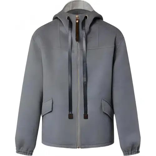 LOUIS VUITTON Hooded Double Face Coat