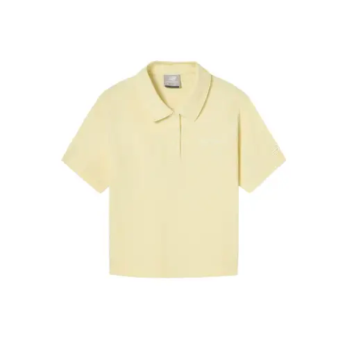 New Balance Polo Shirt Women's Light Yellow