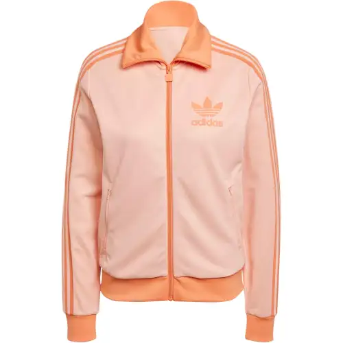 Adidas Women's Beckenbauer Track Top Glow Pink