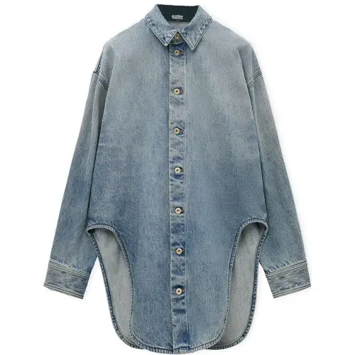 LOEWE Overshirt 'Washed Denim'