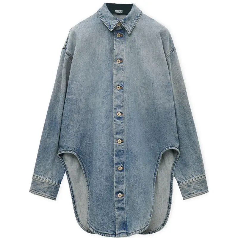 LOEWE Overshirt 'Washed Denim'