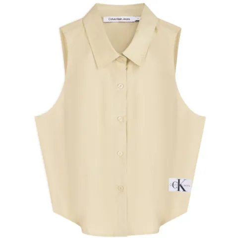 CALVIN KLEIN Shirt Women's Soybean Juice Yellow
