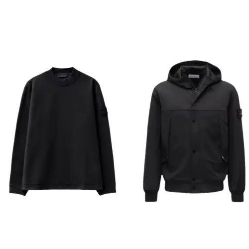 STONE ISLAND Casual Sportswear Unisex Black