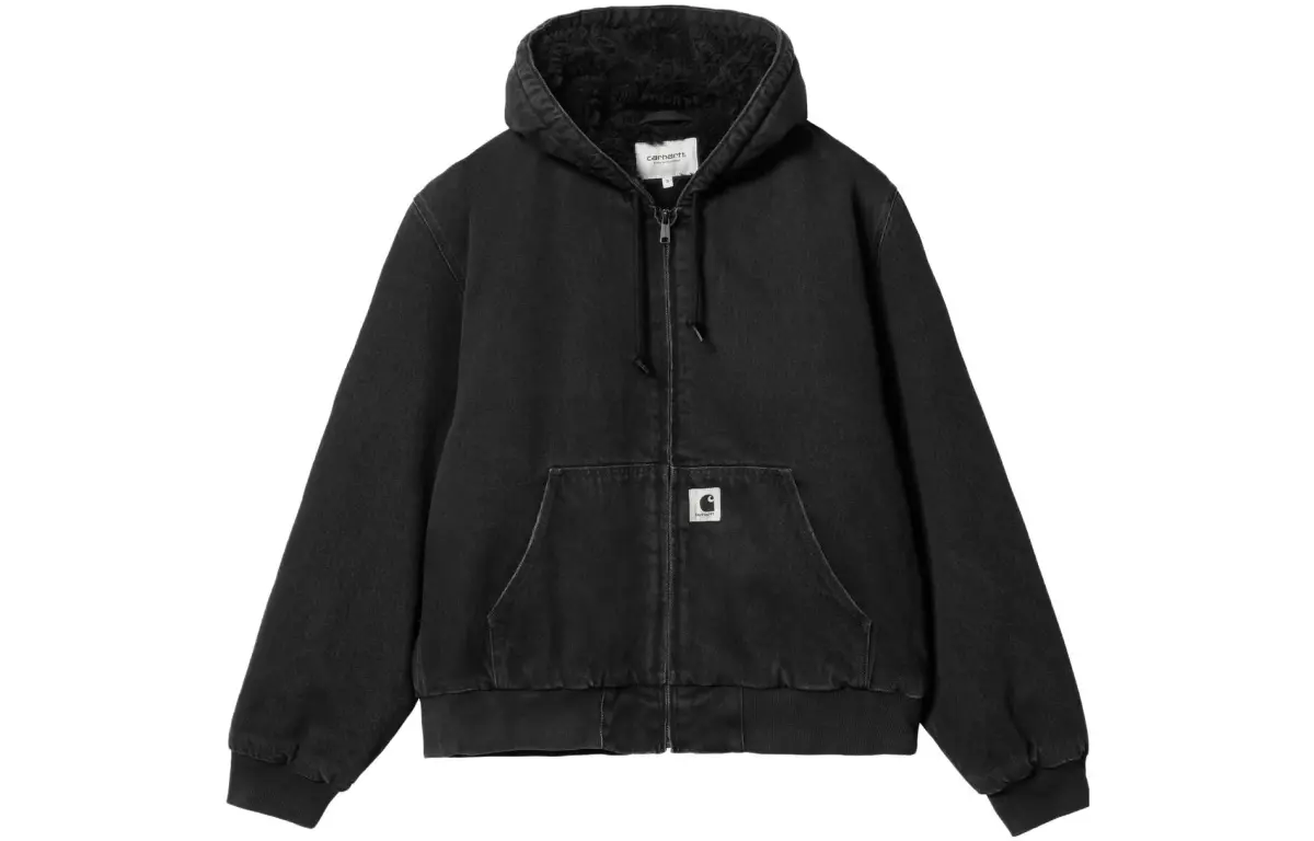 Carhartt Wip logo-patch cotton jacket