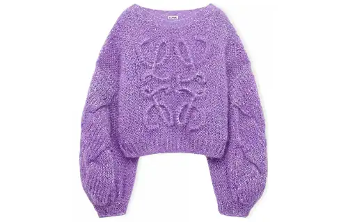 LOEWE Anagram Sweater 'Lavender'
