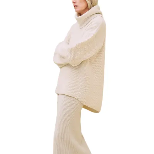 HERMES FW24 Cashmere Sweater Women's White