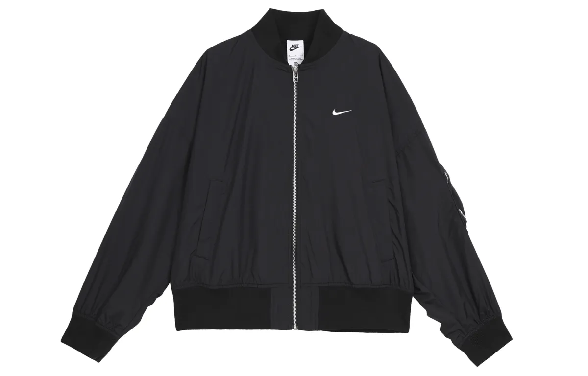 Nike Swoosh-embroidered Bomber Jacket