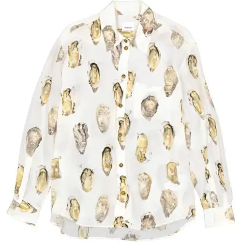 Burberry Shirts Women's White Lapel Moderate Other