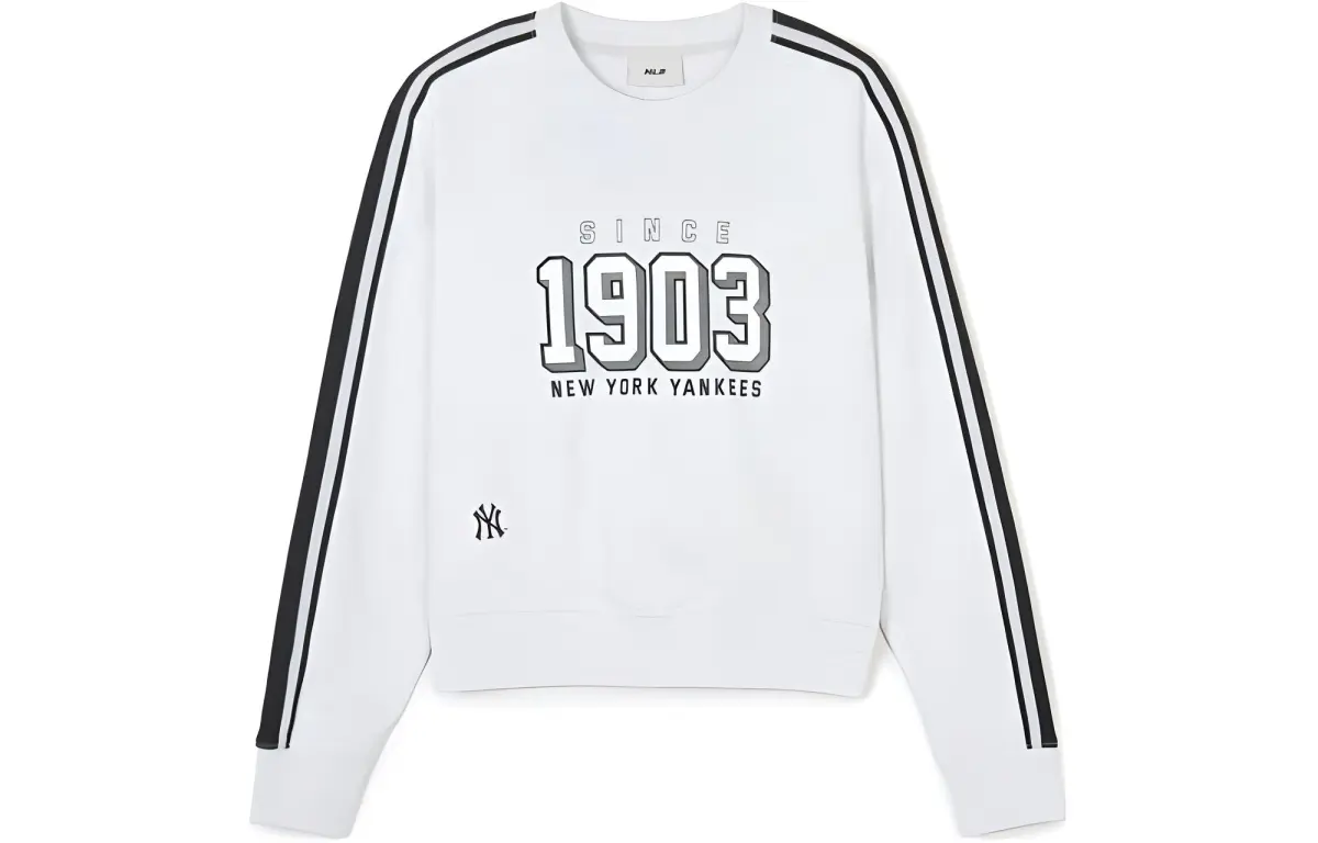MLB SS24 New York Yankees Sweatshirt Women's Light Heather Gray