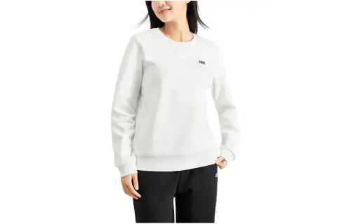 Skechers Colorful Sweatshirt Women's Marshmallow White