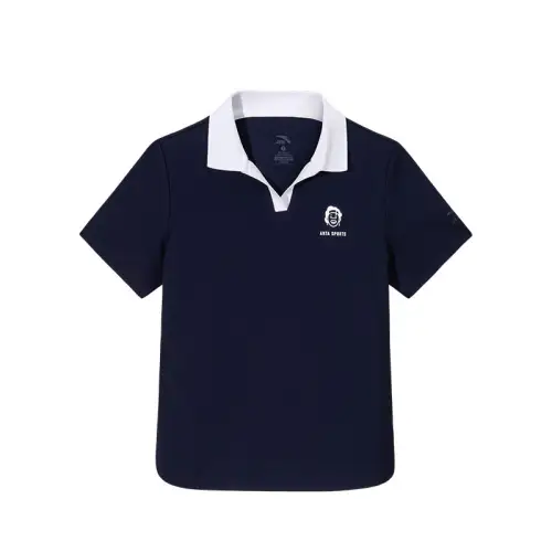 Anta Lifestyle Collection Sports Lifestyle Collection Polo Shirt Women's Maya Blue/Pure White