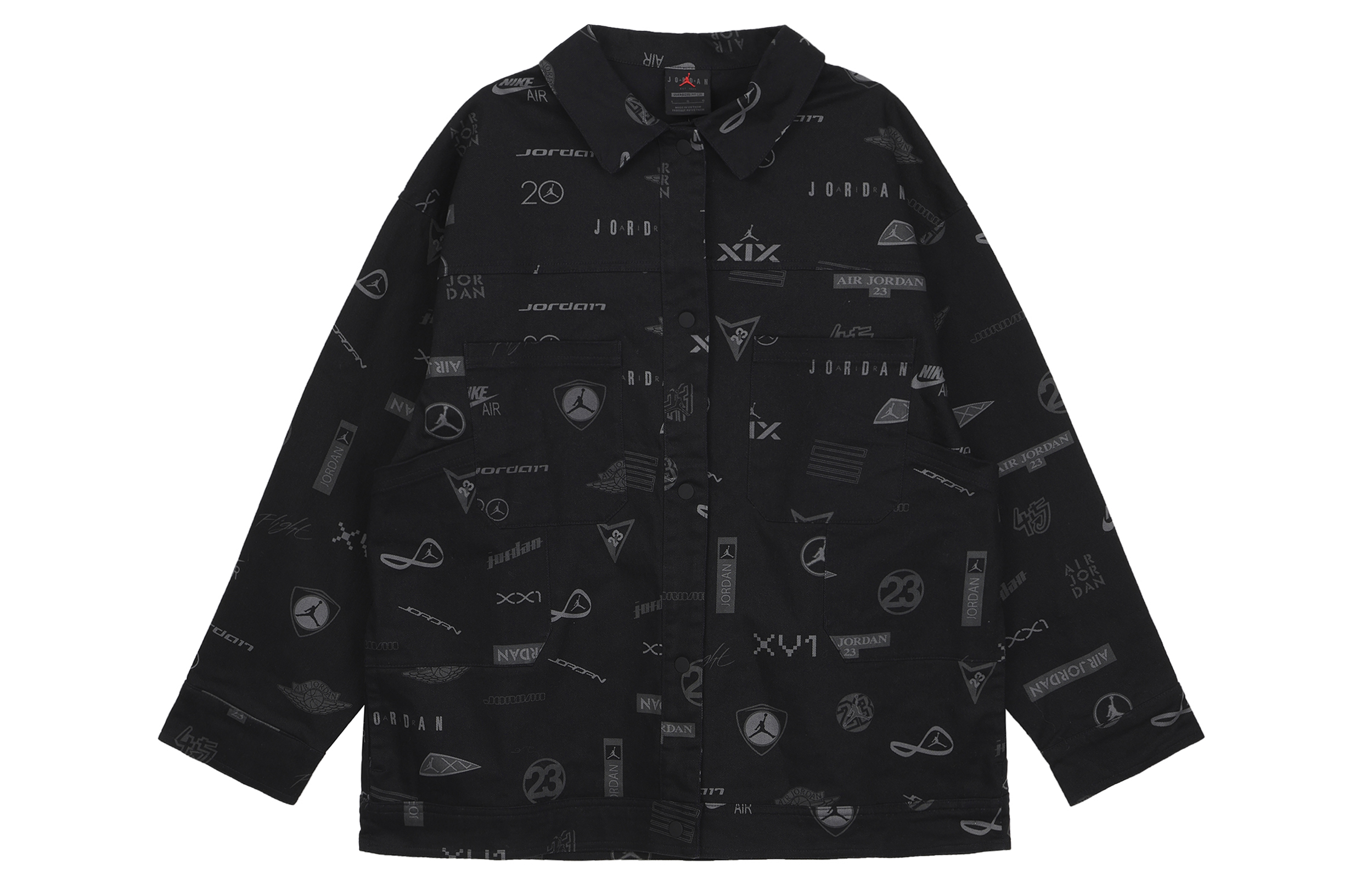 Женская куртка Jordan Jordan Trucker (черная)