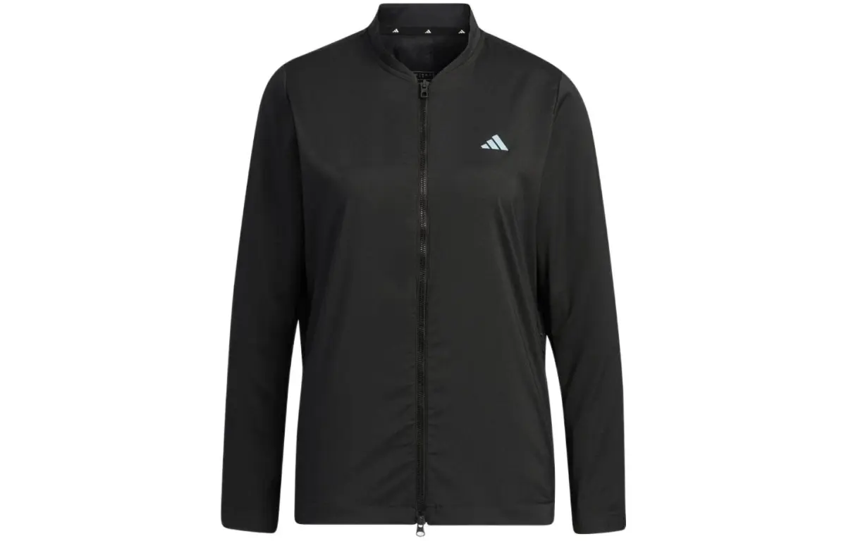 Adidas Jackets Women's Black Stand Collar Moderate Other