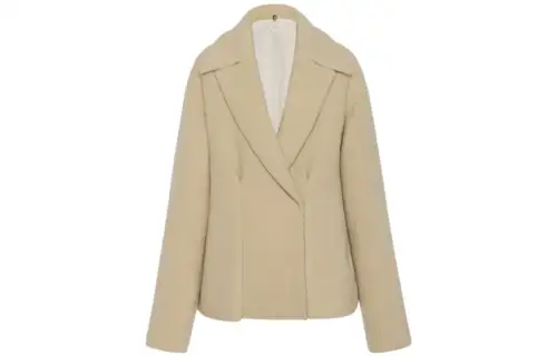 THE ROW Jackets Women's Beige Lapel Moderate Other