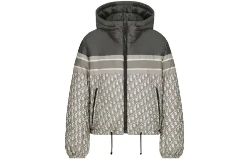 DIOR Down Jackets Women's Multicolor Hooded Non Detachable Moderate