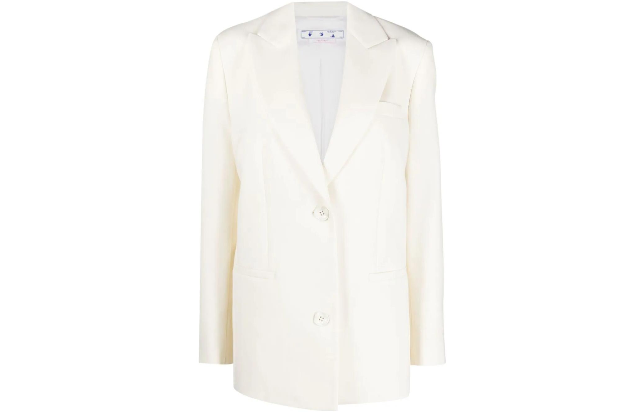 OFF-WHITE Tomboy Single-Breasted Long-Sleeved Blazer