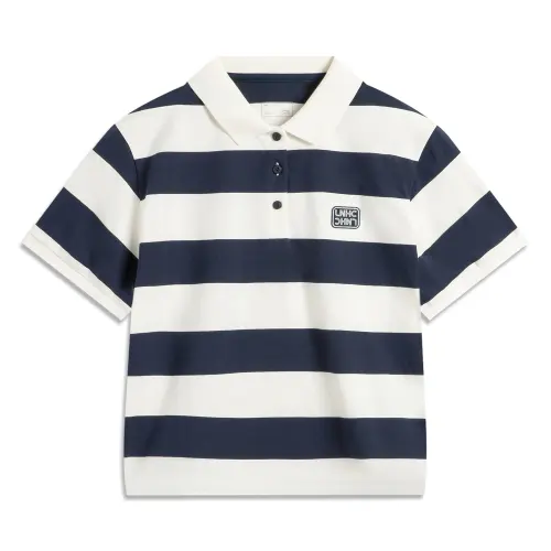 Li Ning Sports Life Collection Polo Shirt Women's Ivory