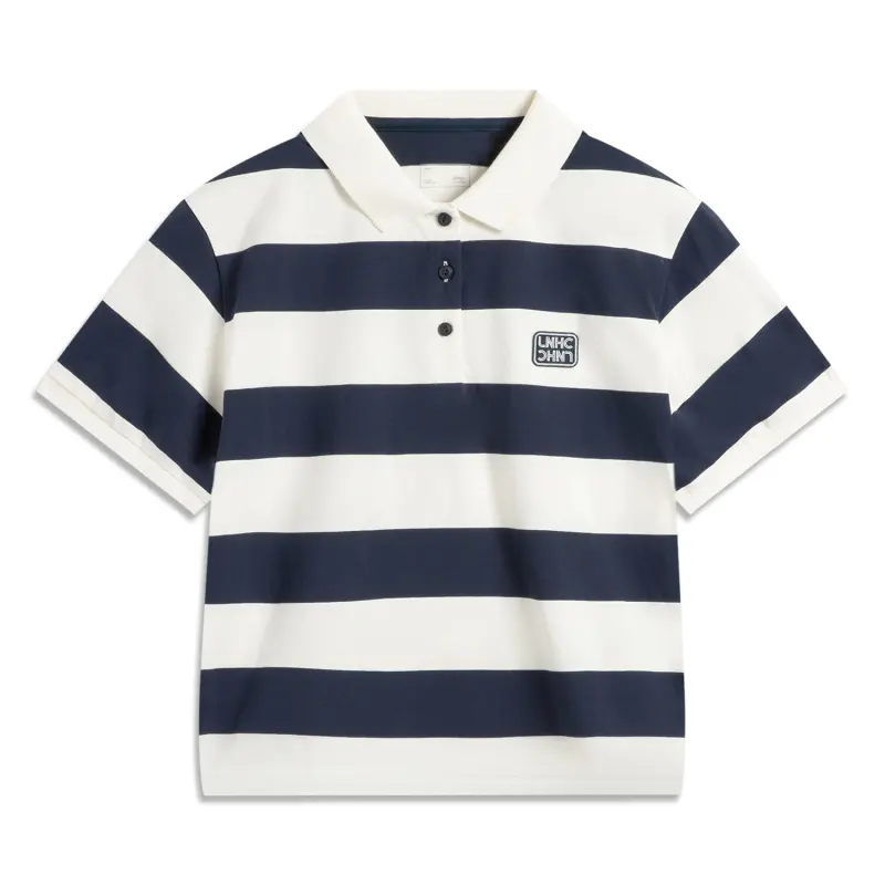 Li Ning Sports Life Collection Polo Shirt Women's Ivory