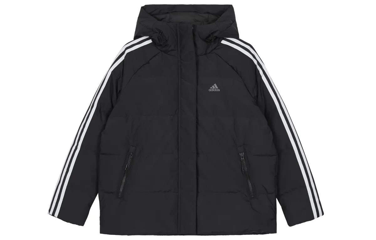 Adidas 3 Stripes Down Jacket Women's Black